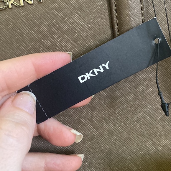 DKNY Bryant Dome Satchel + Crossbody, Khaki - Picture 11 of 12